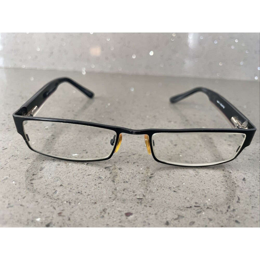 HAGGAR EYEWEAR H213 BLACK 52-17-140 FLEX HINGE EYEGLASSES Frames Only black